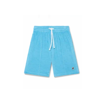 Velourstripete shorts