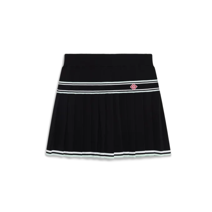 Viskoseplissert miniskjørt