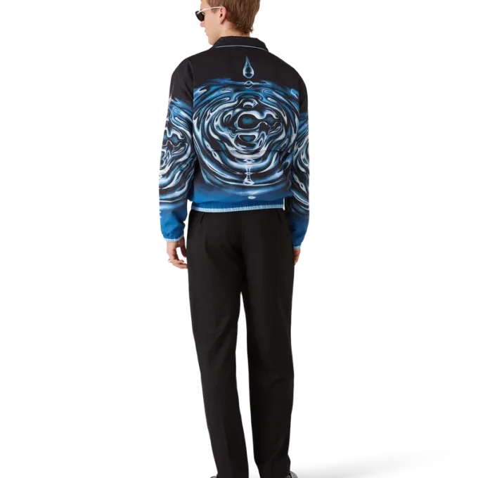 Warped Logo Ripple vindjakke