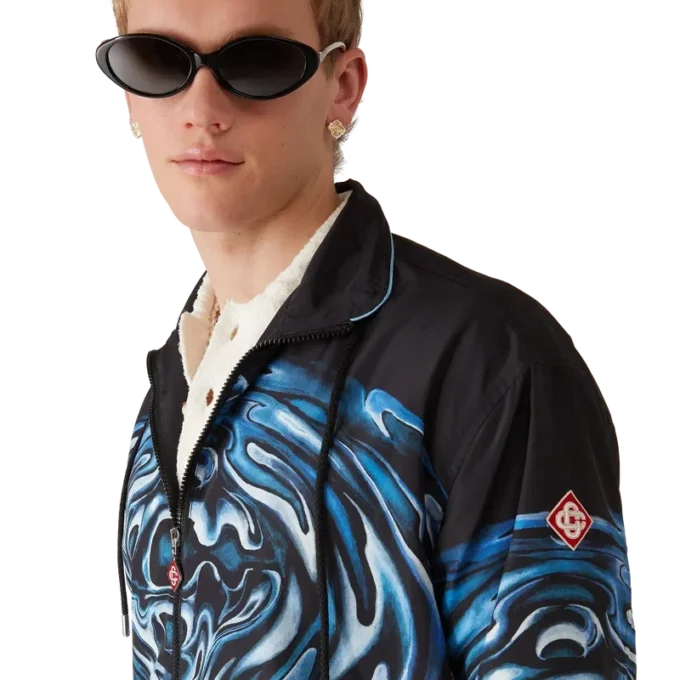 Warped Logo Ripple vindjakke