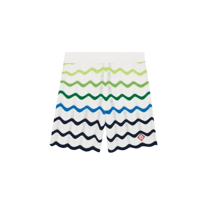 Wave strikkede shorts