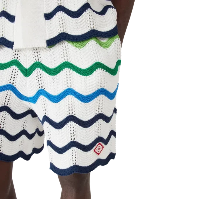 Wave strikkede shorts