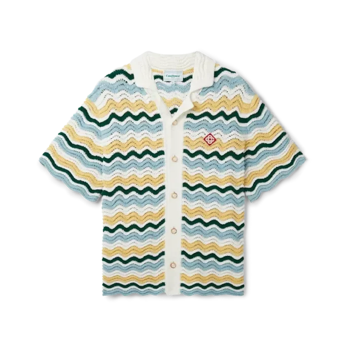 Wavy Boucle-skjorte Wavy Boucle-skjorte