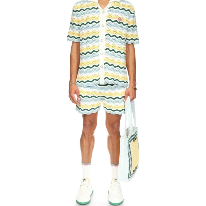 Wavy Boucle-skjorte Wavy Boucle-skjorte