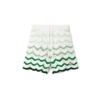 Wavy Gradient Crochet Shorts